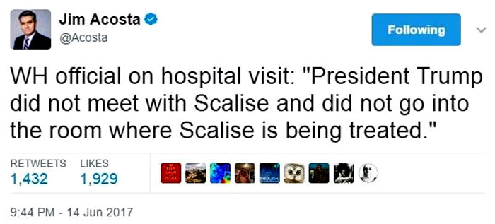 "The tweet was shared over 2,000 times and reached tens of thousands of readers — and was then conveniently deleted without apology." - The Horn News 