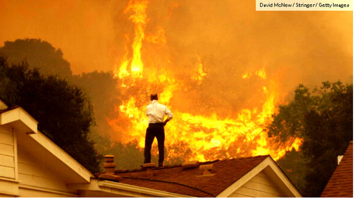 "More than 4,000 are fighting the Camp and Woolsey Fires in California that have burned over 170,000 acres. Our hearts are with those fighting the fires, the 52,000 who have evacuated, and the families of the 11 who have died. The destruction is catastrophic. God Bless them all," Trump wrote. - Daily Wire 